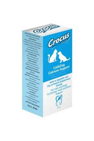 Crocus Kedi & Köpek Kalsiyum Destek 100ml 