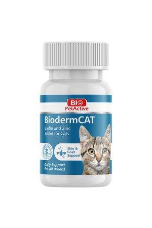 Biodermcat | Kediler Için Biotin Ve Çinko Tableti 100 Tablet