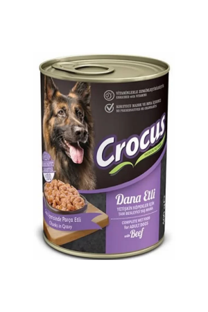 Crocus Dana Etli Köpek Yaş Maması 400 gr