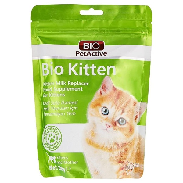 Bio Kitten Milk Powder 200 Gr Yavru Kedi Süt Tozu