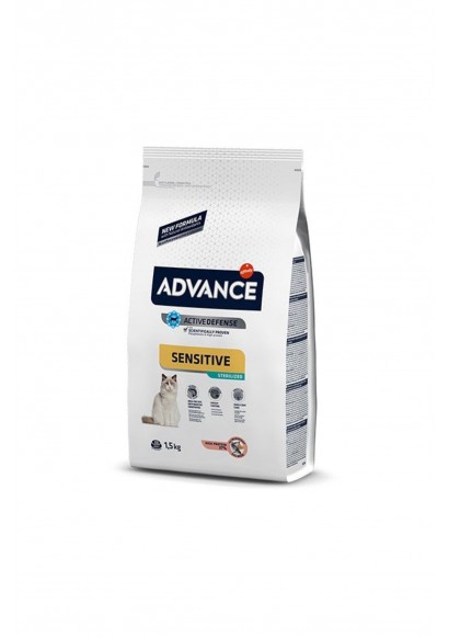 Advance Sensitive Active Defence Sterilised Salmon 1,5 Kg Kısır Somonlu 