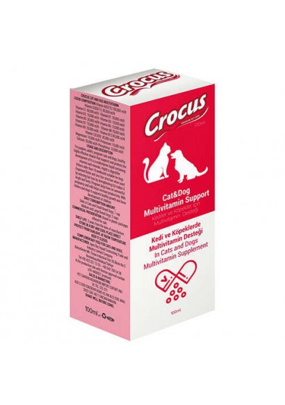 Crocus Kedi Köpek Multivitamin Destek 100ml
