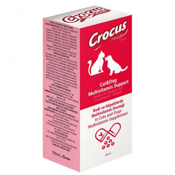 Crocus Kedi Köpek Multivitamin Destek 100ml
