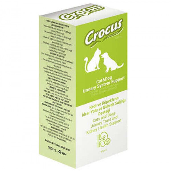 Crocus Kedi Köpek Üriner Sistem Destek 100ml