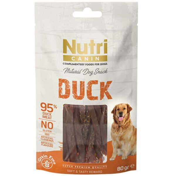Nutri Tahılsız Ördekli Köpek Ödül Maması 80gr