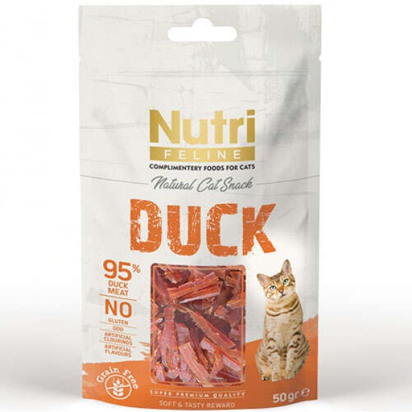 Nutri Duck Ördek Etli Tahılsız Kedi Ödülü 50 Gr